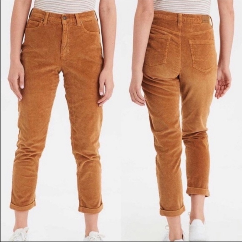 American Eagle Outfitters Tan Corduroy Women Jeans